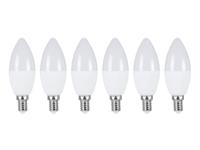 LIVARNO Set van 6 LED-lampen (Kaars E14)