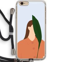 Leaf: iPhone 6 PLUS / 6S PLUS Transparant Hoesje met koord