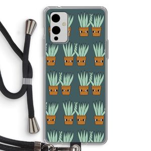 Sansevieria: OnePlus 9 Transparant Hoesje met koord