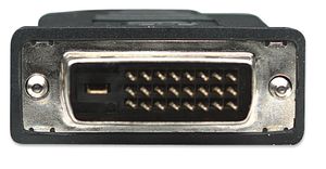Manhattan 322782 HDMI-kabel HDMI / DVI Adapterkabel HDMI-A-stekker, DVI-D 24+1-polige stekker 1.00 m Zwart