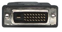 Manhattan 322782 HDMI-kabel HDMI / DVI Adapterkabel HDMI-A-stekker, DVI-D 24+1-polige stekker 1.00 m Zwart - thumbnail