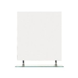 Badkamerspiegel Sapho Wega 80x80 cm met Planchet Glas