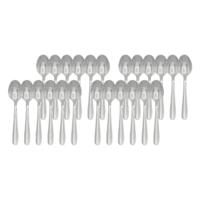 Theelepels - 24x - Zilver - 16 cm - RVS - dessertlepels/koffielepels/ijslepels