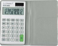 Q-CONNECT KF01603 calculator Pocket Basisrekenmachine Zwart, Grijs, Wit - thumbnail