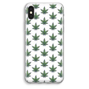 Weed: iPhone XS Max Transparant Hoesje