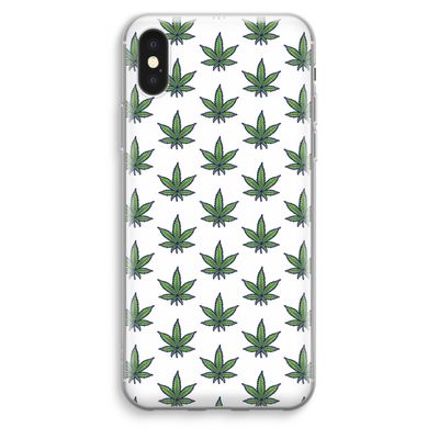 Weed: iPhone XS Max Transparant Hoesje