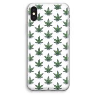 Weed: iPhone XS Max Transparant Hoesje