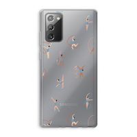 Dancing #3: Samsung Galaxy Note 20 / Note 20 5G Transparant Hoesje