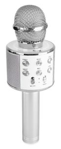 Retourdeal - MAX KM01 Karaoke microfoon met ingebouwde speaker,