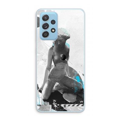 I will not feel a thing: Samsung Galaxy A73 Transparant Hoesje