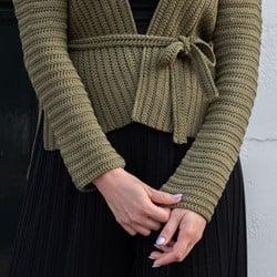 Yarn and Colors Summer Hill Cardigan Haakpakket 090 Olive XS