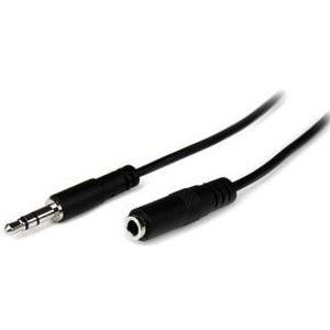 StarTech.com 1m Slanke 3,5mm Stereo Audio Verlengkabel M/F