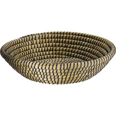 Fruitschaal Rotan - gevlochten riet - D35 x H8 cm - naturel - rond - mand