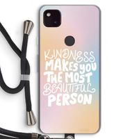 The prettiest: Pixel 4a 5G Transparant Hoesje met koord
