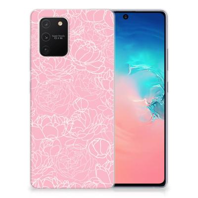 Samsung Galaxy S10 Lite | TPU Case | White Flowers