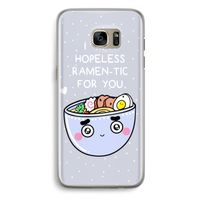 I'm A Hopeless Ramen-Tic For You: Samsung Galaxy S7 Edge Transparant Hoesje