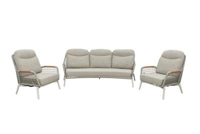Qopps Elena loungebank met 2 loungestoelen