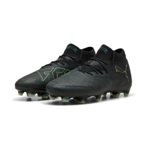 PUMA Future 8 Ultimate Gras Voetbalschoenen (FG) Zwart Donkergroen Lichtgroen