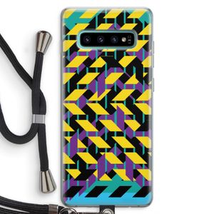 Skew Bee 3: Samsung Galaxy S10 Plus Transparant Hoesje met koord