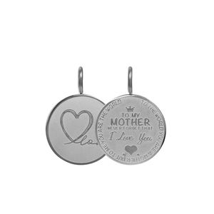 iXXXi Charm Pendant Mother Love Small Zilver