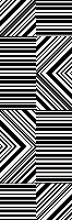 Abstract ontwerp behang zwarte zebraprint