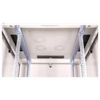 ROLINE 19-inch netwerkkast Basic 32 U, 800x800 BxD Glazen deur grijs