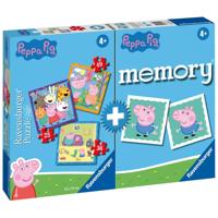 Ravensburger Peppa Pig 3-in-1 puzzel met memory - 25 + 36 + 49 stukjes Ravensburger Peppa Pig 3-in-1 puzzel met memory - 25 + 36 + 49 stukjes