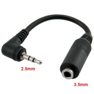 Stereo Jack Converter Cable 2.5mm to 3.5mm, 15cm (M/F)