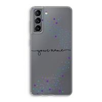Sterren: Samsung Galaxy S21 Transparant Hoesje