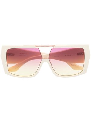 Dita Eyewear lunettes de soleil Abrux à monture carrée - Tons neutres