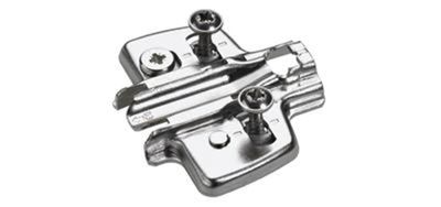 Montageplaat met 5mm plug en spec. schroeven, D = 3,0mm