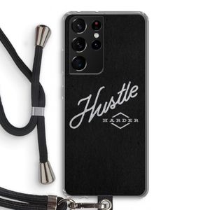 Hustle: Samsung Galaxy S21 Ultra Transparant Hoesje met koord
