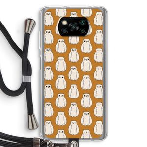 Uilen: Xiaomi Poco X3 Pro Transparant Hoesje met koord