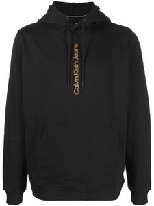 Calvin Klein Jeans hoodie à logo imprimé - Noir