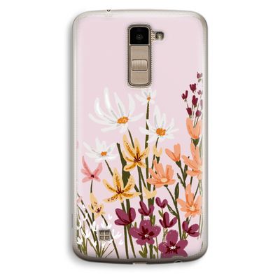 Painted wildflowers: LG K10 (2016) Transparant Hoesje