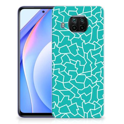 Xiaomi Mi 10T Lite | Hoesje maken | Cracks Blue