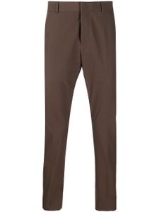 Valentino Garavani pantalon slim à bandes contrastantes - Marron