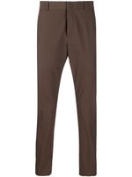 Valentino Garavani pantalon slim à bandes contrastantes - Marron