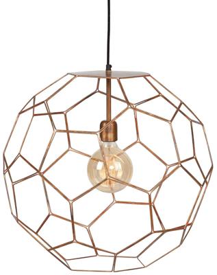 Hanglamp draadijzer Marrakesh koper L