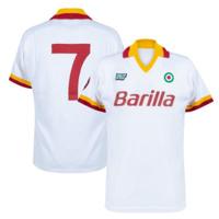 NR Nicola Raccuglia - AS Roma Retro Uitshirt 1986-1987 + Nummer 7 (Con