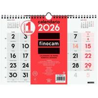 Muurkalender Finocam A4 Papier 30 x 21 cm