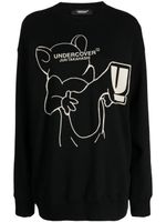 Undercover sweat en coton à imprimé graphique - Noir