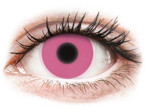 ColourVUE Crazy Glow Pink - zonder sterke (2 lenzen)