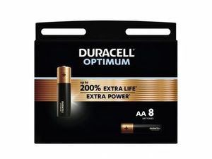 Duracell Optimum Alkaline AA 8 pack LR6