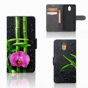 Nokia 3.1 (2018) Hoesje Orchidee