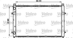 Radiateur VALEO, u.a. für VW