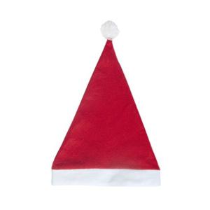 Voordelige kerstmuts - rood - voor volwassenen - polyester - 59 cm - kerstaccessoires