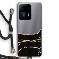 Gouden marmer: Xiaomi Mi Mix 4 Transparant Hoesje met koord
