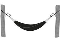 AMAZONAS AZ-3025002 accessoire voor hangmat Polsband Zwart Aluminium, Polyester, Staal 200 kg - thumbnail