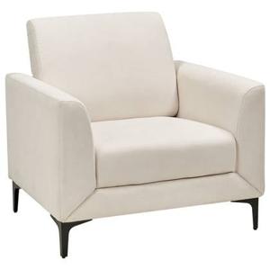 Beliani - FENES - Fauteuil - Beige - Stof